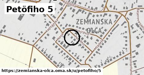 Petöfiho 5, Zemianska Olča