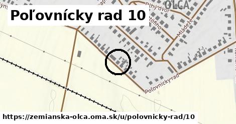 Poľovnícky rad 10, Zemianska Olča