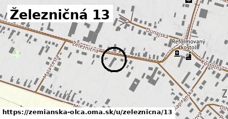 Železničná 13, Zemianska Olča