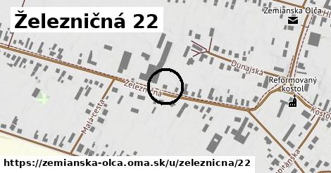Železničná 22, Zemianska Olča