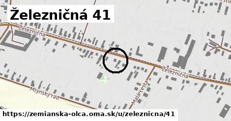 Železničná 41, Zemianska Olča