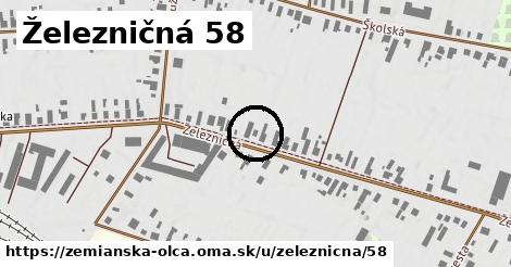 Železničná 58, Zemianska Olča