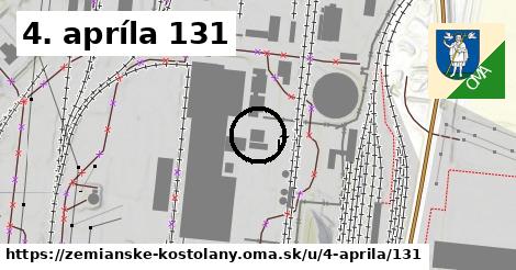 4. apríla 131, Zemianske Kostoľany