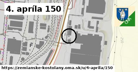 4. apríla 150, Zemianske Kostoľany