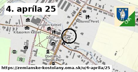 4. apríla 25, Zemianske Kostoľany