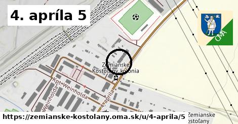 4. apríla 5, Zemianske Kostoľany