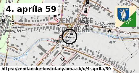 4. apríla 59, Zemianske Kostoľany