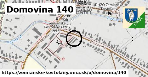 Domovina 140, Zemianske Kostoľany