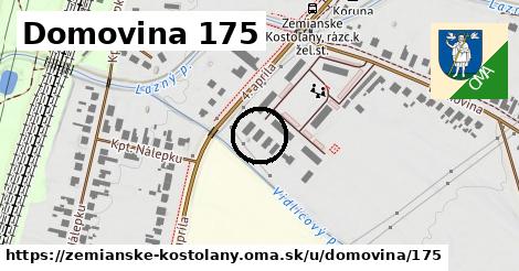 Domovina 175, Zemianske Kostoľany