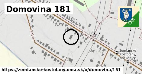 Domovina 181, Zemianske Kostoľany