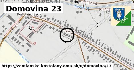 Domovina 23, Zemianske Kostoľany