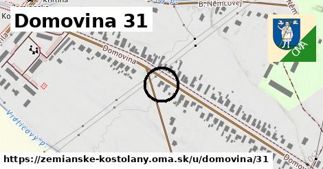 Domovina 31, Zemianske Kostoľany