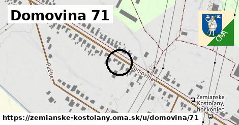 Domovina 71, Zemianske Kostoľany