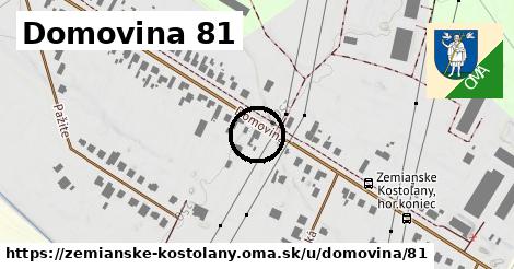 Domovina 81, Zemianske Kostoľany