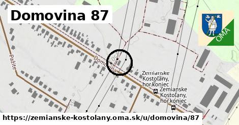 Domovina 87, Zemianske Kostoľany