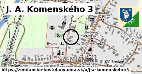 J. A. Komenského 3, Zemianske Kostoľany