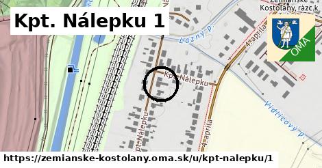 Kpt. Nálepku 1, Zemianske Kostoľany