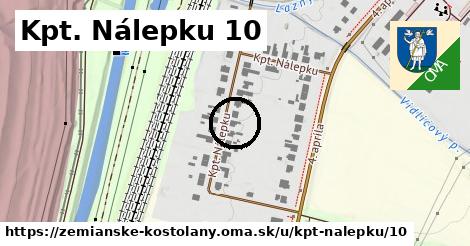 Kpt. Nálepku 10, Zemianske Kostoľany