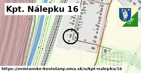 Kpt. Nálepku 16, Zemianske Kostoľany