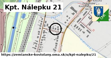 Kpt. Nálepku 21, Zemianske Kostoľany