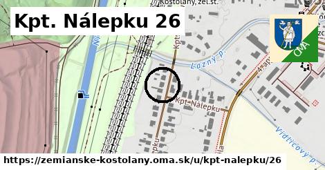 Kpt. Nálepku 26, Zemianske Kostoľany