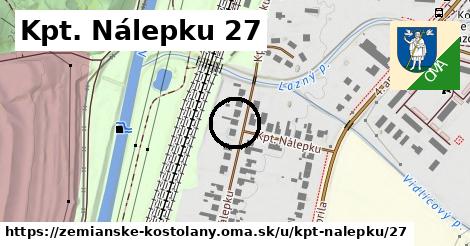 Kpt. Nálepku 27, Zemianske Kostoľany