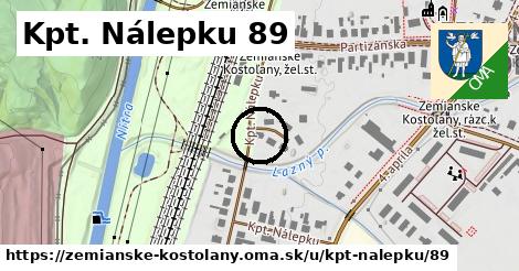 Kpt. Nálepku 89, Zemianske Kostoľany