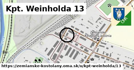 Kpt. Weinholda 13, Zemianske Kostoľany