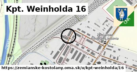 Kpt. Weinholda 16, Zemianske Kostoľany