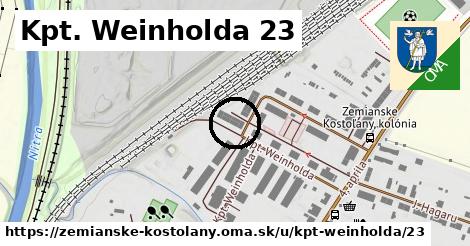 Kpt. Weinholda 23, Zemianske Kostoľany