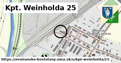 Kpt. Weinholda 25, Zemianske Kostoľany