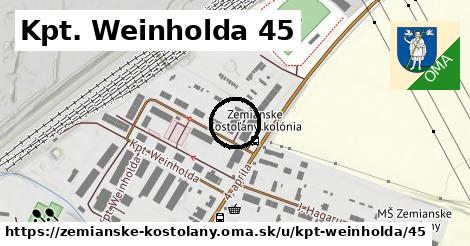 Kpt. Weinholda 45, Zemianske Kostoľany