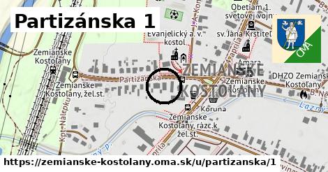 Partizánska 1, Zemianske Kostoľany