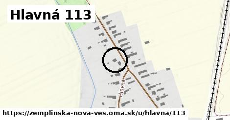 Hlavná 113, Zemplínska Nová Ves