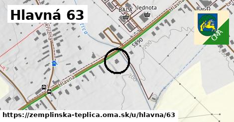 Hlavná 63, Zemplínska Teplica