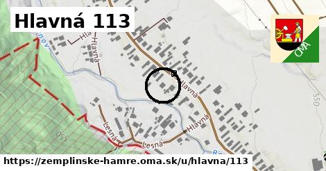 Hlavná 113, Zemplínske Hámre