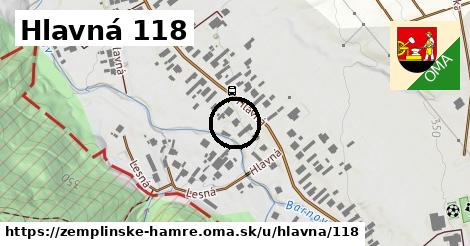 Hlavná 118, Zemplínske Hámre