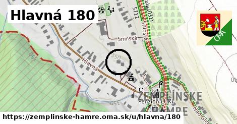 Hlavná 180, Zemplínske Hámre