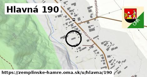 Hlavná 190, Zemplínske Hámre