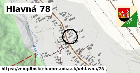 Hlavná 78, Zemplínske Hámre