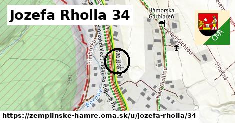 Jozefa Rholla 34, Zemplínske Hámre