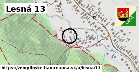 Lesná 13, Zemplínske Hámre
