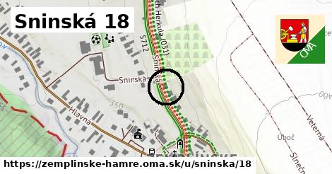 Sninská 18, Zemplínske Hámre