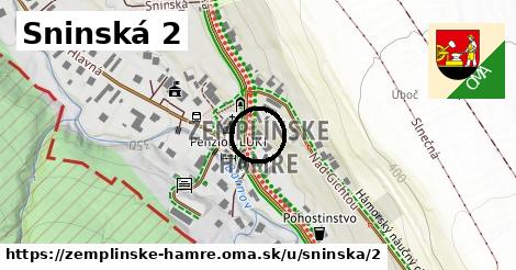 Sninská 2, Zemplínske Hámre