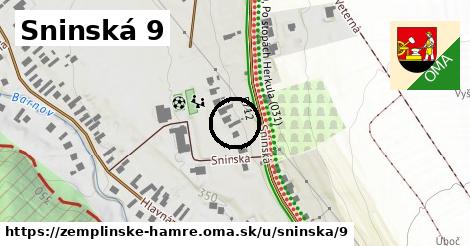 Sninská 9, Zemplínske Hámre