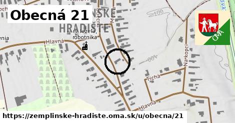 Obecná 21, Zemplínske Hradište