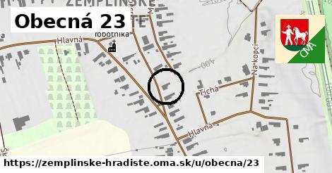 Obecná 23, Zemplínske Hradište