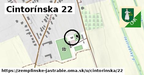 Cintorínska 22, Zemplínske Jastrabie