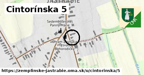 Cintorínska 5, Zemplínske Jastrabie