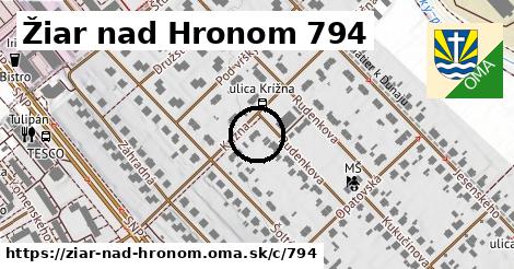 Žiar nad Hronom <span class="supisne">794</span>